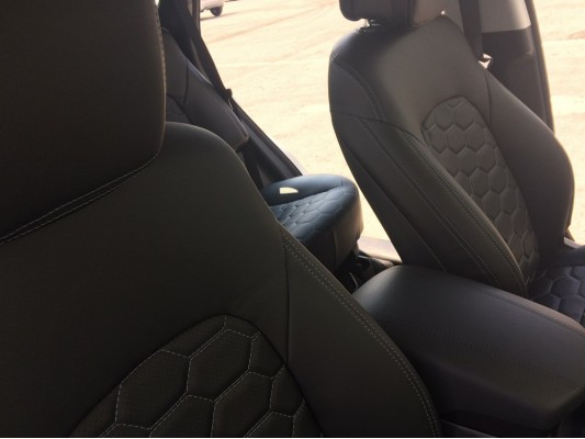 Каркасные авточехлы на Hyundai Santa Fe 3