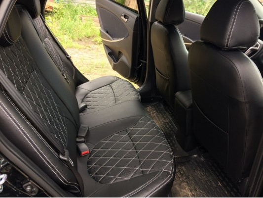 Каркасные авточехлы на Hyundai Solaris