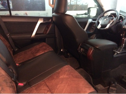 Каркасные авточехлы на Toyota Land Cruiser Prado 150