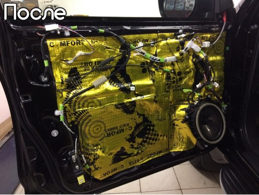 Шумоизоляция дверей